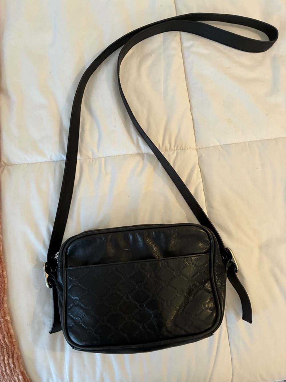 Lucky Brand Black Quilted Crossbody Bag